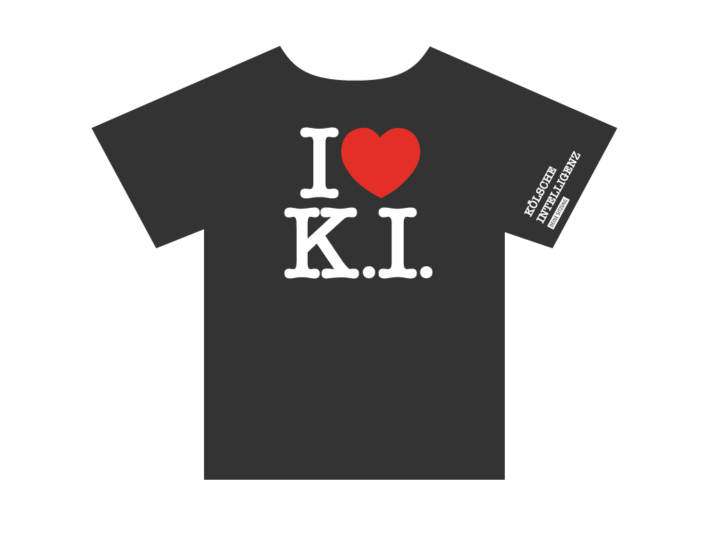 Herren T-Shirt K.I. - Kölsche Intelligenz (XL)