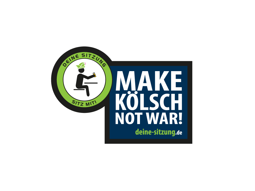 [mag] Magnet "MAKE KÖLSCH NOT WAR!"